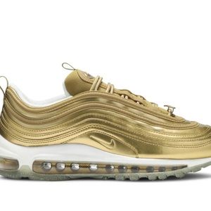 The women’s Nike Air Max 97 LX ‘Metallic Gold’ like new size 7.5